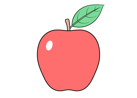 apple drawing tutorial
