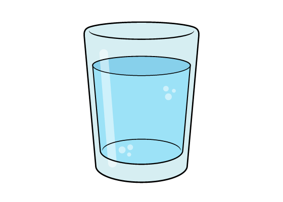 glass of water drawing tutorial